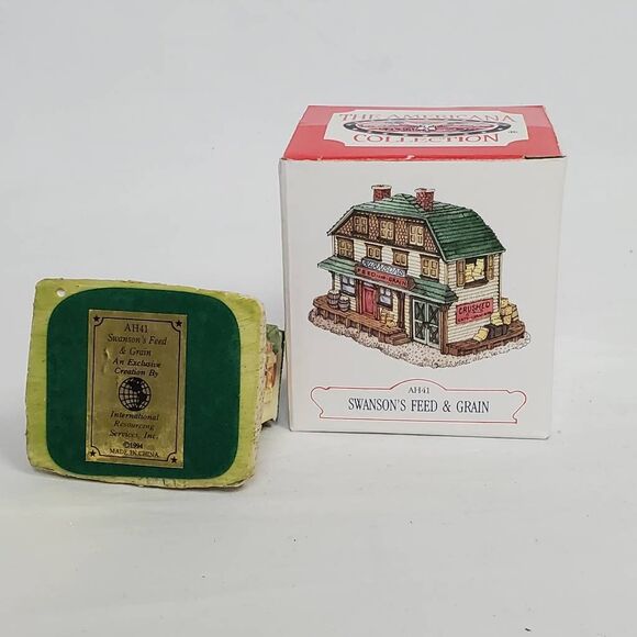 Liberty Falls Swanson’s Feed & Grain AH41 Figurine w/ Box - Picture 4 of 4